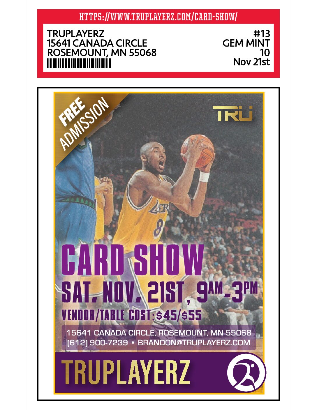 Card Show - November 21, 2026