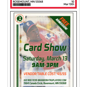 Card Show - March 13, 2027